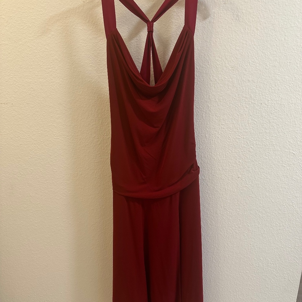 NWT LAUNDRY BY SHELLI SEGAL RED EVENING DRESS - SIZE 6